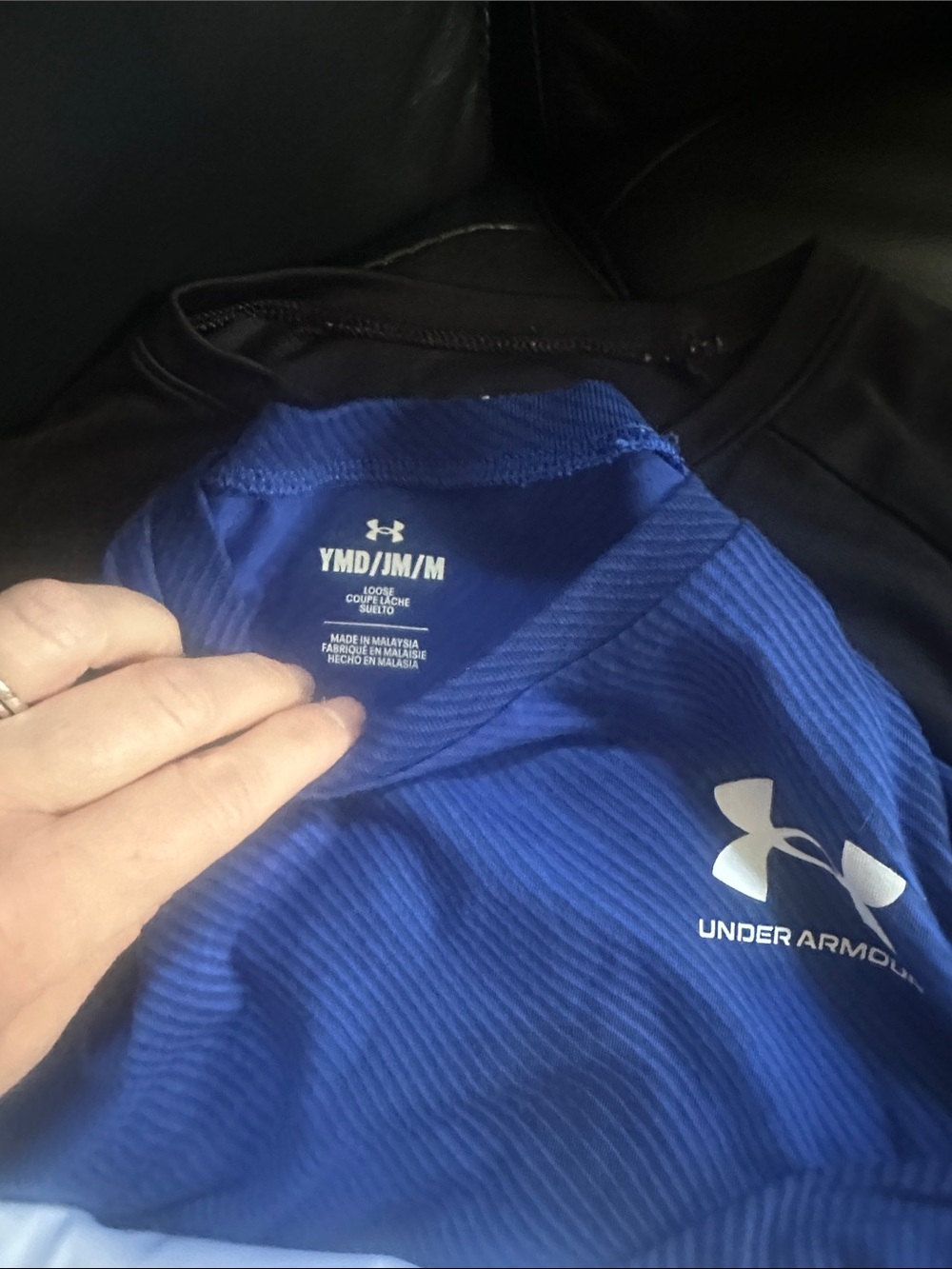 Under Armour Kids' Performance Long Sleeve Shirt - White/Neon Green - Picture 3 of 6